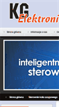 Mobile Screenshot of kgelektronik.pl